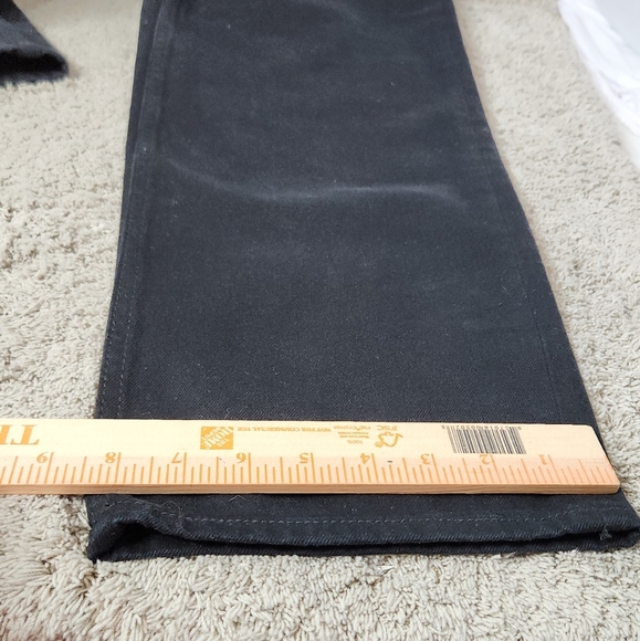 Women's Highest Rise Straight Ankle Black Jeans - Universal Thread - Size 8 - Picture 10 of 12